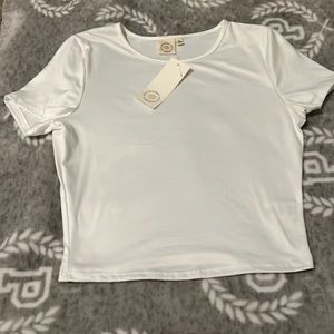 Live in the Moment Size Small White T